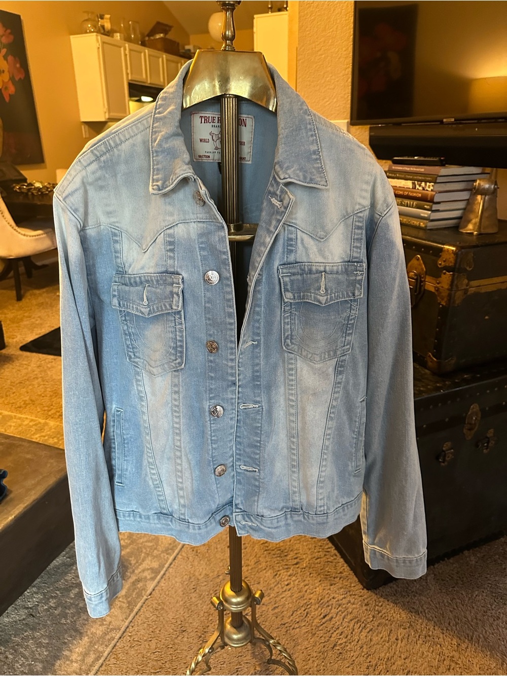 True Religion Light Blue Denim Jacket